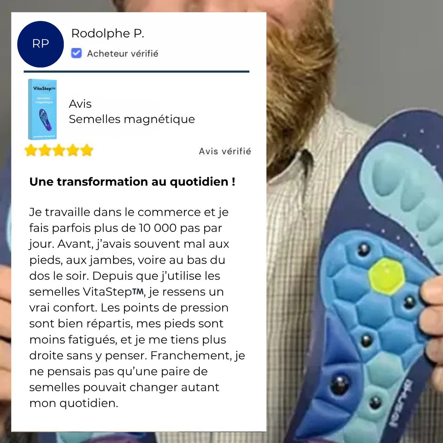 VitaStep™ I Semelles magnétiques