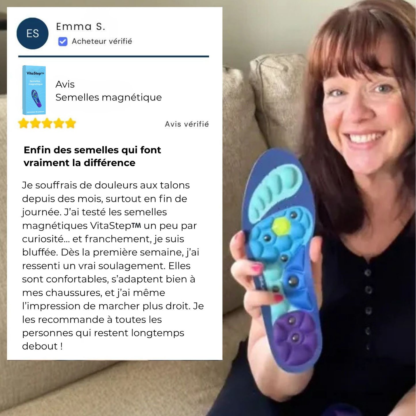 VitaStep™ I Semelles magnétiques